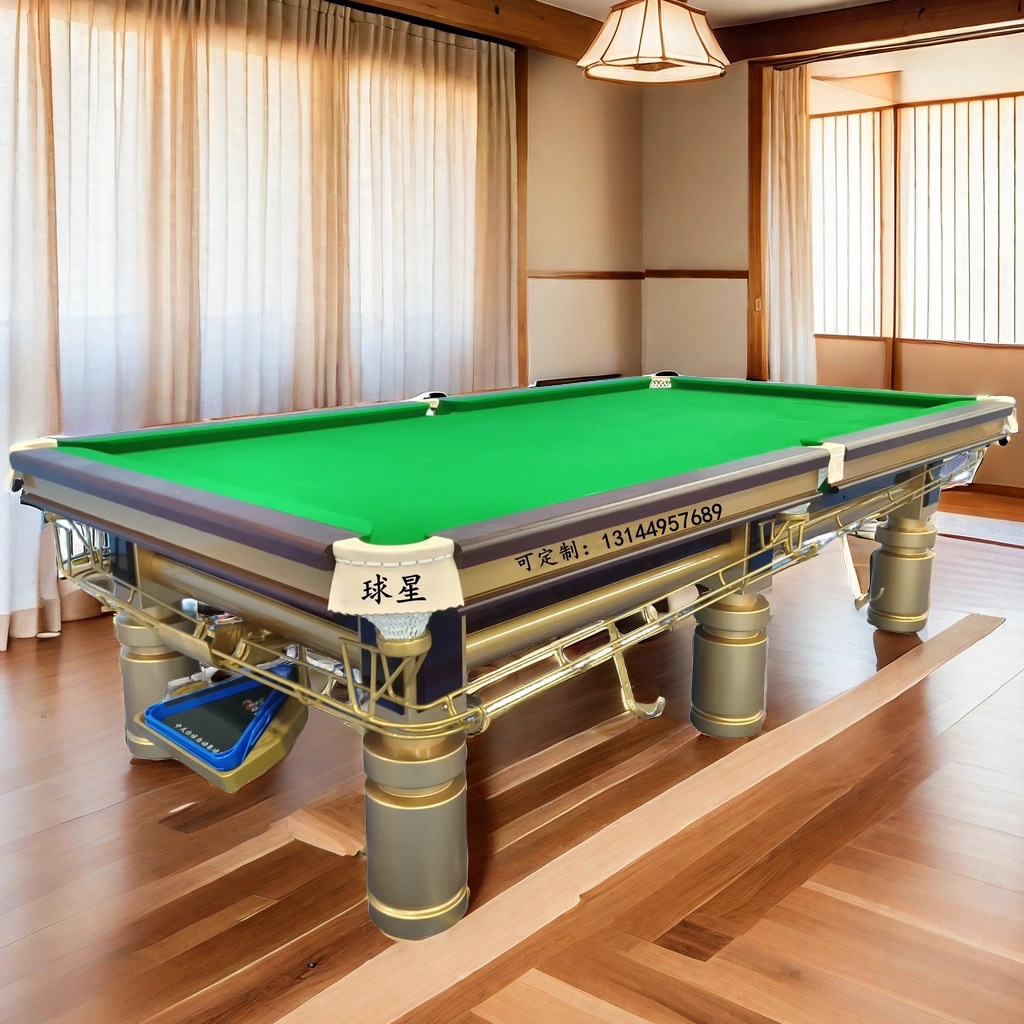 Mesa de billar doméstica de caso de billar de Zhuzhou Wujiaqu WuSu Xinjiang tabla de billar estándar de tipo comercial