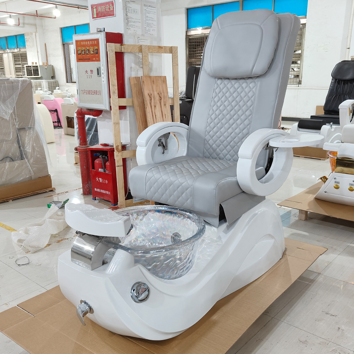 Salón de belleza extranjero de alta calidad sofá de terapia de pedía ajustable eléctrico masaje sauna spa spa lavado pedicura pies sillón de baño A image 3