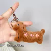Brown Dachshund (Keychain)