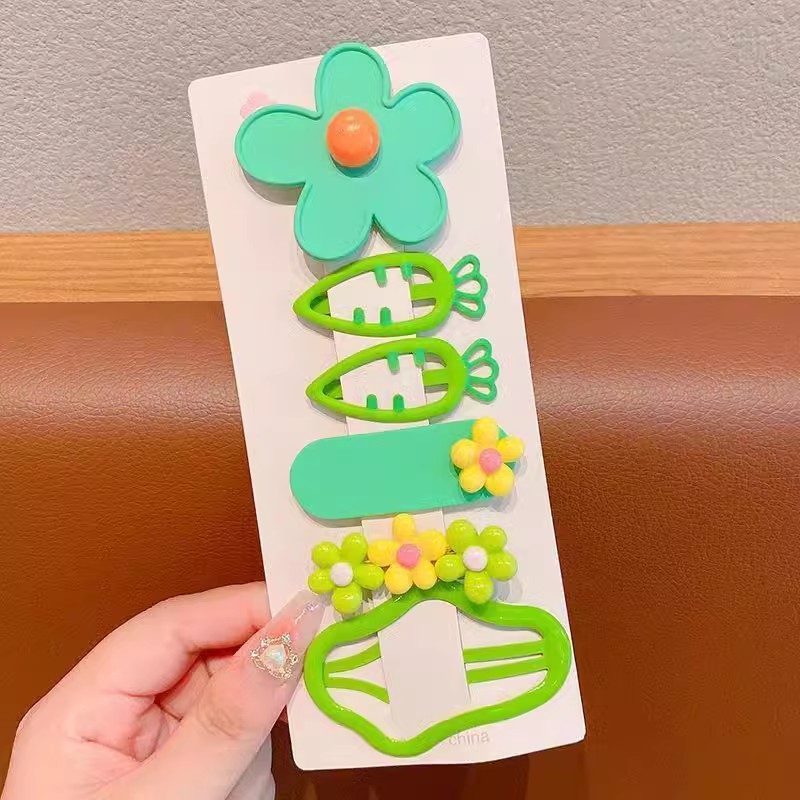 2025 verano pasador de cabello de dopamina colorido lindo frente dulce brocas de cabello rotas no lastimas brocas de cabello adornamientos para el cabello