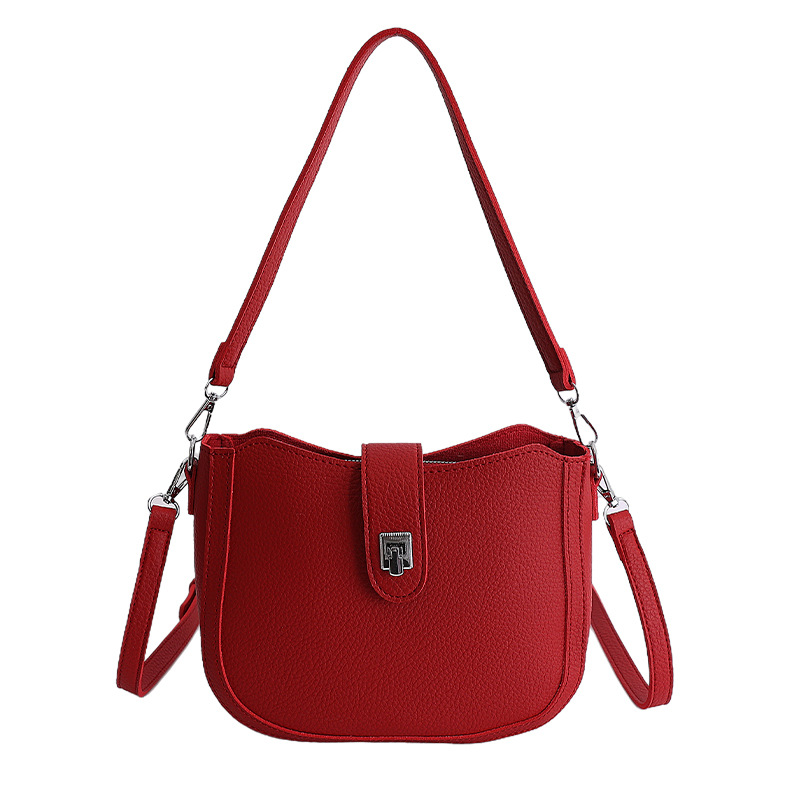 Lichi de alta sensación bolso de cubo de mano mujer 2026 venta caliente nueva moda lujosa versátil bolso de hombro image 20