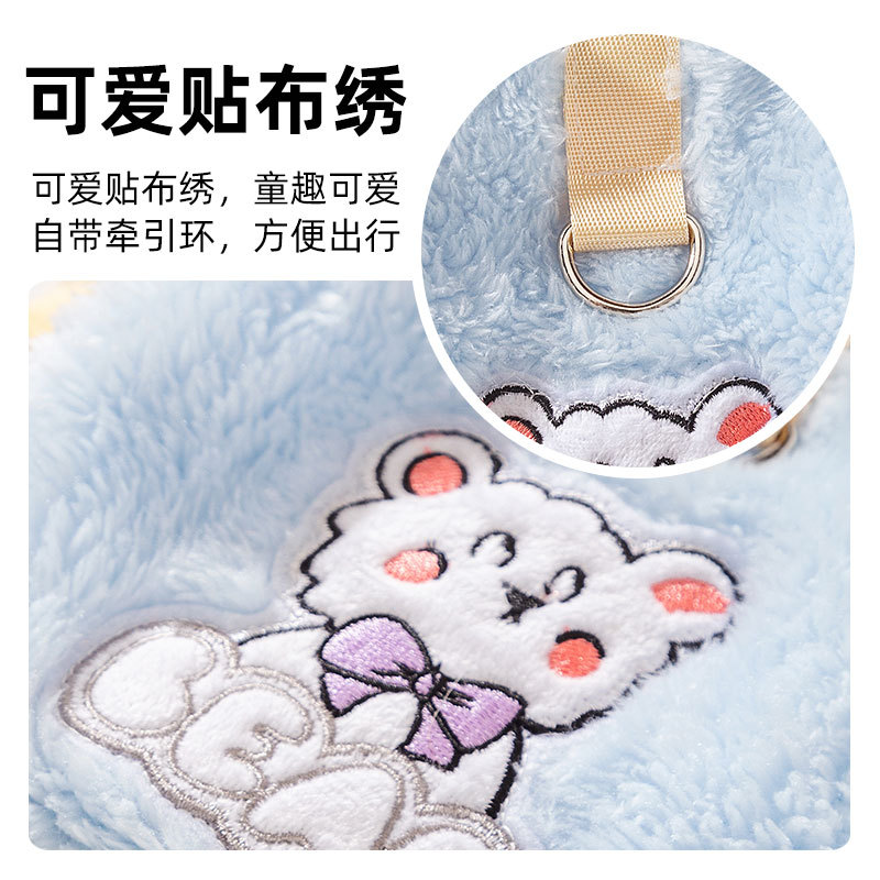 Macaron bola de lana tracción de cuatro patas camisas de peluche de manga larga perros pequeños lindos ropa de casero perros pequeños ropa de mascotas gatos