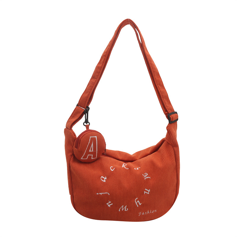 2024 invierno nuevo diseño de nicho bolso de alta capacidad bolso de hombro de moda simple bolso de mensajero de ocio de estilo occidental