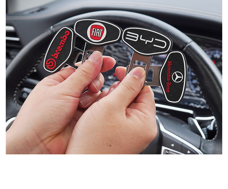 Suitable for Car Seat Silent Buckle Car Interior Modification Accessories Zinc Alloy Lock Silent Extender