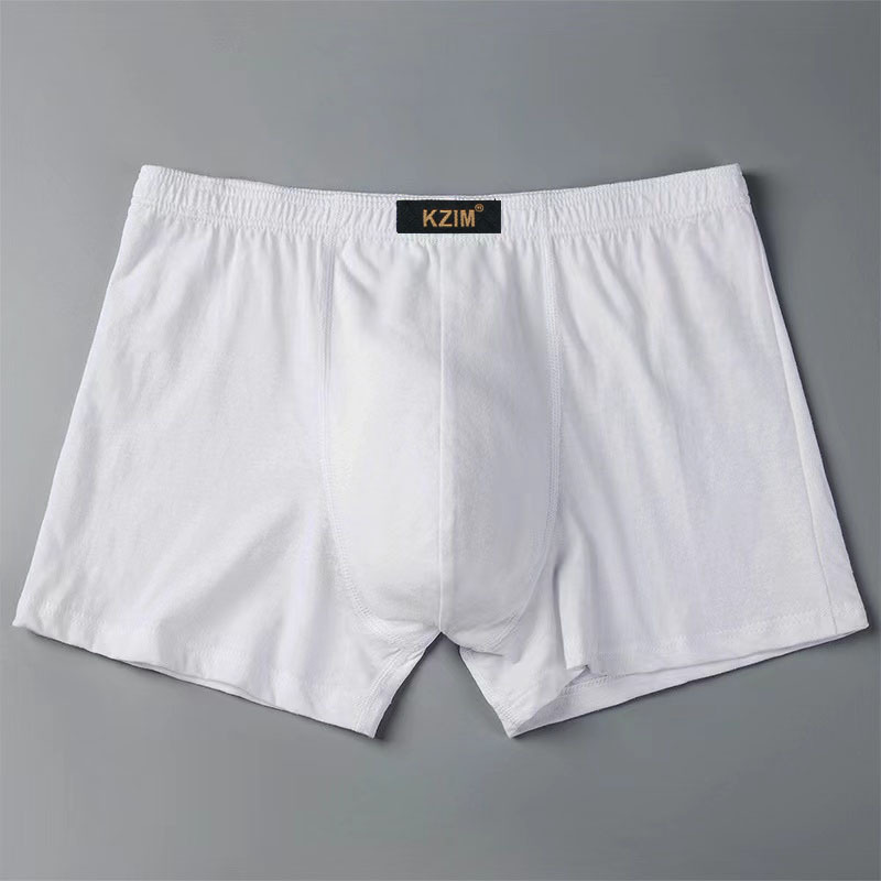 Pure White Individually Packaged Men's Underwear Cotton Briefs 100% Cotton Underwear Light White Breathable Sexy Spring and Summer Style