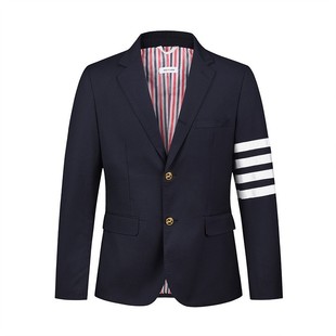 Time Breathe Tb Suit Business Professional Formal Casual Handsome Wedding Groomsmen Classic Four-Bar Suit