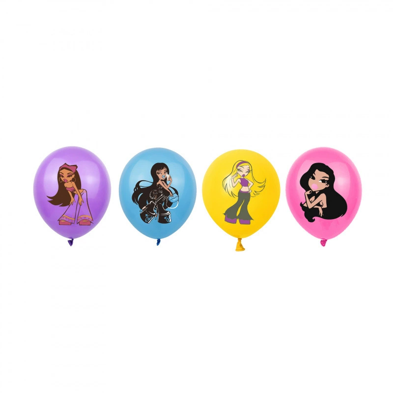 [Бетс娃娃 Bratz вечеринка рождественская тема украшение баннер торт флажки воздушные шары набор跨境]