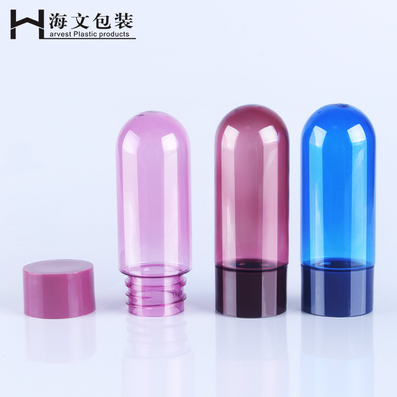 PET塑料倒立瓶面膜试管瓶40ML倒位拧盖漱口粒日用品瓶冻干粉分装