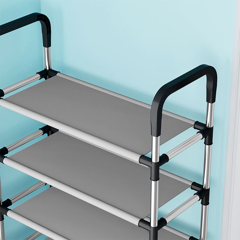 Estante de zapatos simple resistente al polvo de alquiler de estudiantes 12 porta de almacenamiento doméstico estante de puerta 33