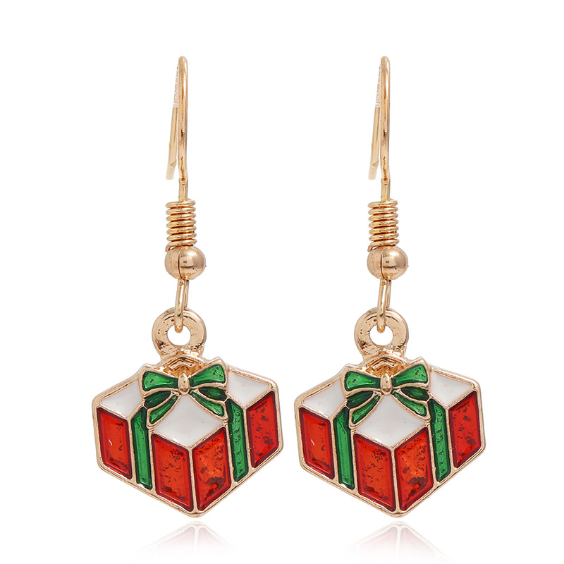 Fashion Christmas Tree Santa Claus Alloy Plating Women's Drop Earrings 1 Pair display picture 37