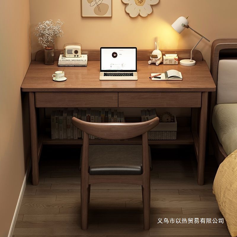 Solid Wood Desk Home Student Study Desk Single Simple Desk Junior High School Adult Bedroom Computer Desk
