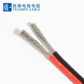 东莞厂家黑白平行并线黑印竹节黑红间距PH1.6环保PVC美标2468-22A