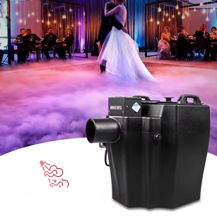 3500W mini máquina de hielo seco para bodas máquina de humo bajo 6000W máquina de hielo seco Yunhai efecto CO2 máquina de humo efectos especiales