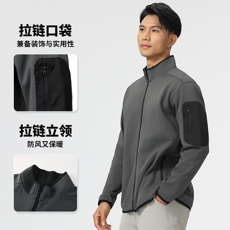 Niao Feiqin Outdoor New Men's Jacket Casual Sports Multi-Pocket Top Mature Slim Fit Business Jacket