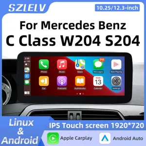 Mercedes-Benz C-Class W204 S204 2011-2015 üçün Orijinal Stil Android Naviqasiya Sensor Ekran