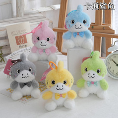インターネット有名人かわいい小さなサメペンダントぬいぐるみ人形シーバッグバッグペンダントキーホルダー布人形人形