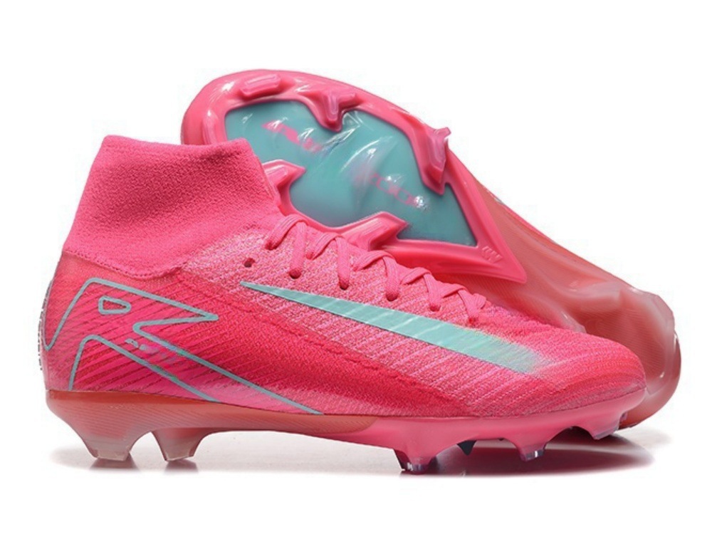 Comercio exterior nuevo Assassin 16 zapatos de fútbol competencia profesional zapatos de alta altura construidos totalmente cojín impermeable de punto zapatos de fútbol FG