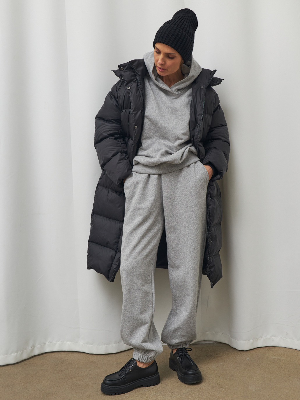 Chaqueta de Plumón Larga y Gruesa para Mujer, Invierno 2025, Plumón de Pato Blanco, Chaqueta de Plumón con Capucha de Alta Gama, Abrigo Extra Largo para Mujer image 5