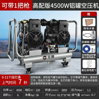 Small Air Compressor 220V High – Hava kompressorları - 50m-tubes-watering-can-4500-watts-6-liters-11-pressure