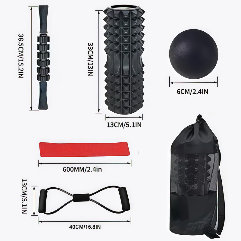 Grensoverschrijdende schuimroller spierontspanning professionele herenrugroller foelie massageroller fitness stretchroller