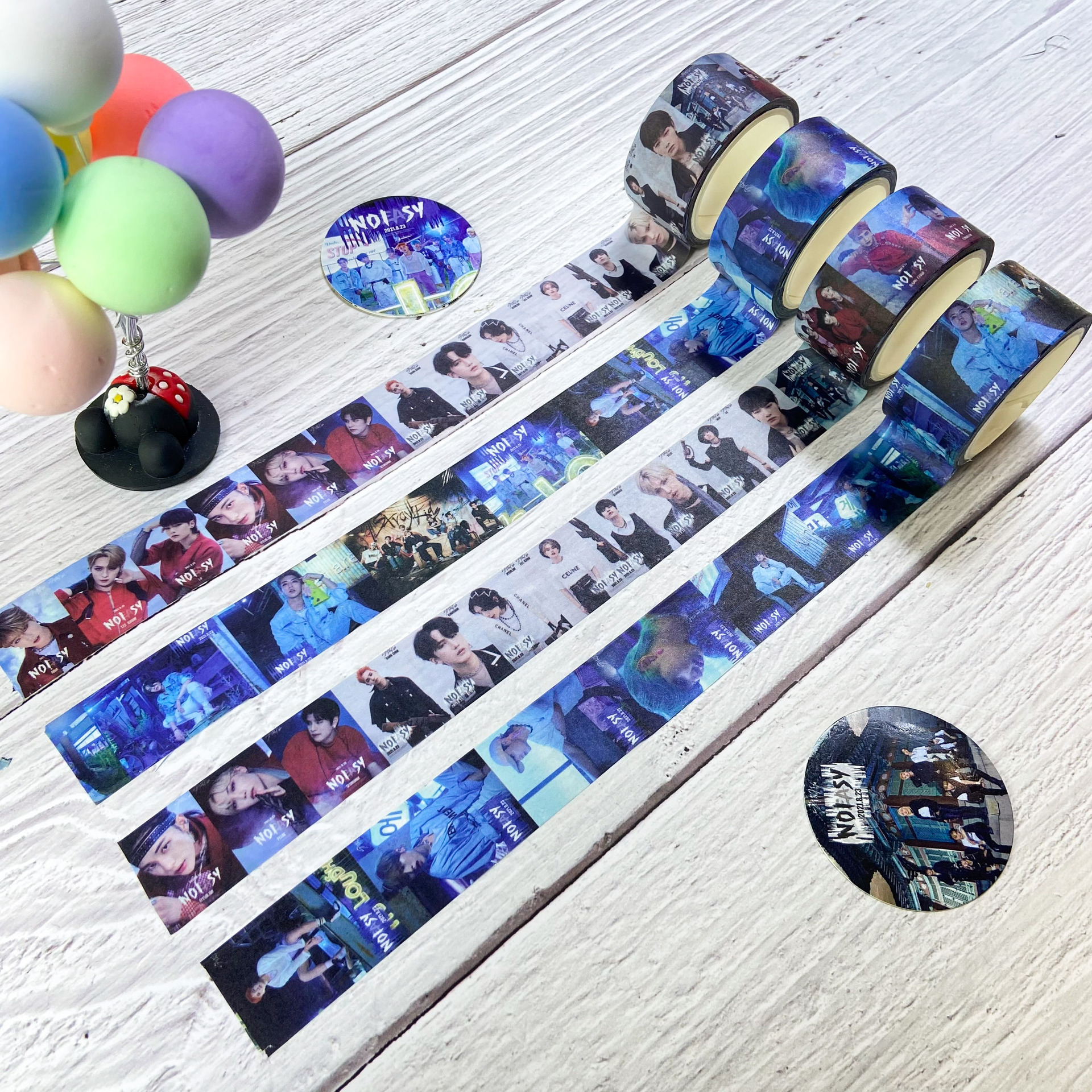 Stray Kids and Papertape New Album《NOEASY》Merchandise Stationery Notebook Sticker