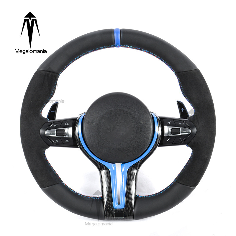 Suitable for Bmw F Chassis 1234567 Series X1X2X3X4X5X6F10F30 Modified Suede Mp Steering Wheel