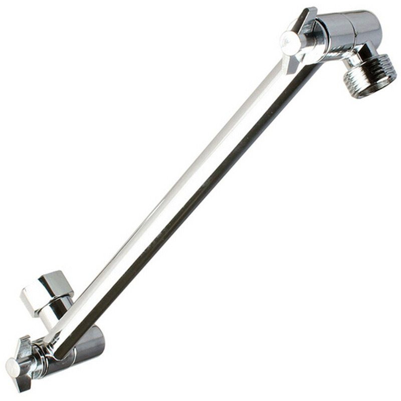 Soporte de extensión de ducha plegable brazo 1/2 conector con tuerca móvil oculta superior spray ducha varilla de extensión al por mayor