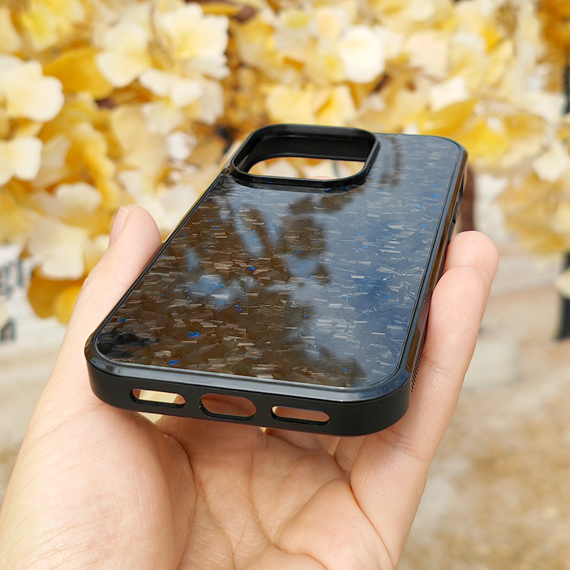 Carbon Fibre Forged Texture Phone Case For Iphone Pro Max_voghion.com