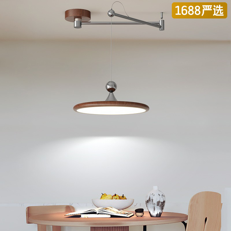 [Seleccionado cuidadosamente] Araña de platillo volante del restaurante Wabi-Jifeng Lámpara retro americana Modelo de diseñador Lámpara de isla de balancín de estilo antiguo