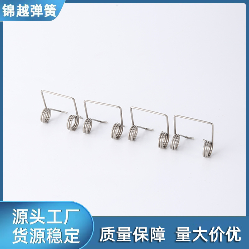 双扭簧弹簧大号双层家用手按收纳筒开盖子带盖弹黄垃圾桶扭簧配件