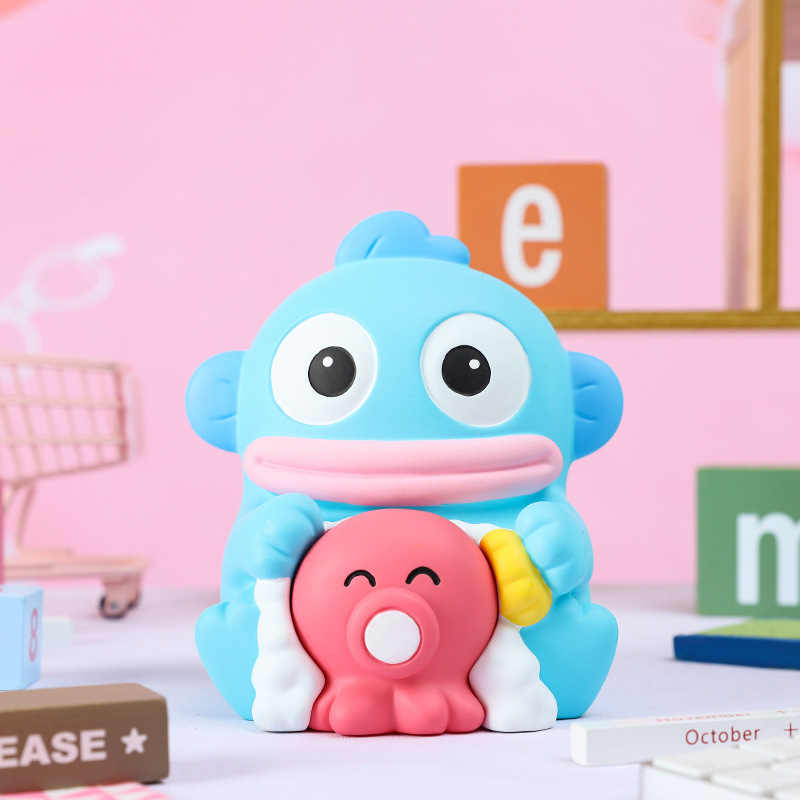 Emocional capabala alcancía vinilo durable alcancía regalo para niños decoración de escritorio entrega de una sola pieza