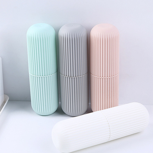 Travel portable couple toothbrush box mouthwash and brushing cup creative plastic toothpaste toothware storage box