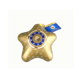 金装星形咖啡铁盒 可定制带挂牌创新五角星形咖啡包装盒
