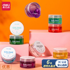 Wholesale Deal 67866 Slime Colorful Transparent Crystal Mud Children's Educational Toy Safe Non-Stick