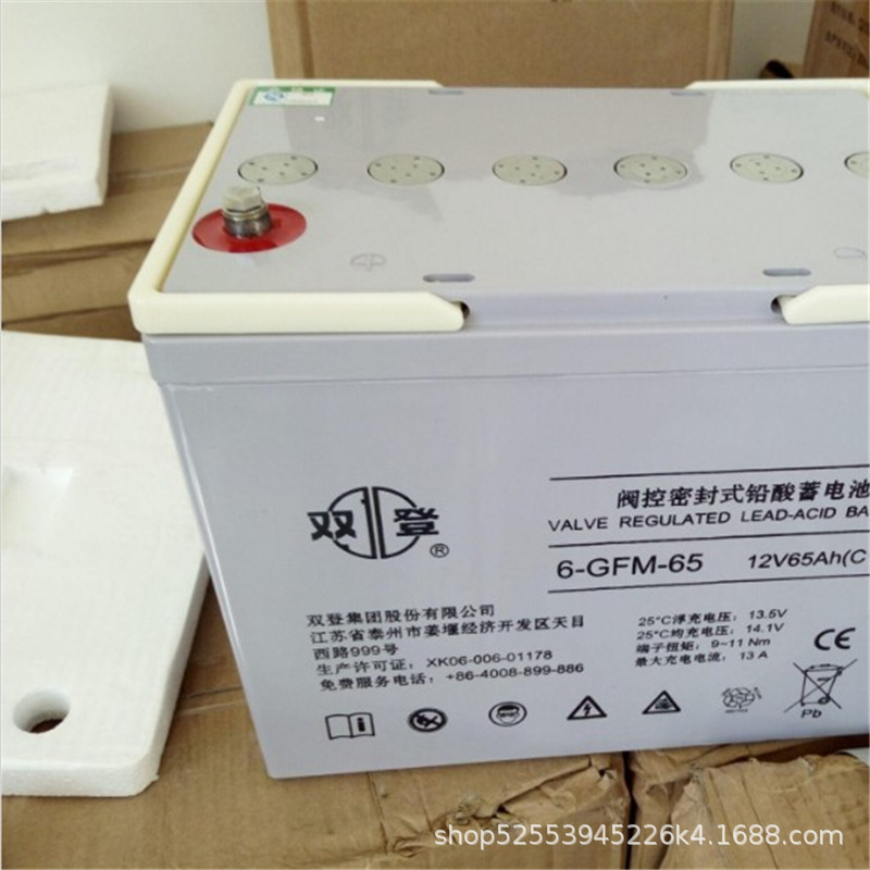 双登6-gfm-65蓄电池 12v65ah/20hr双登ups蓄电池 6-GFM系列