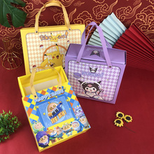 宝宝生日礼物回礼伴手礼盒卡通周岁满月诞生礼六一儿童节零食礼盒