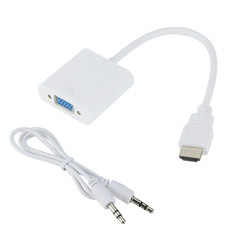 HDMI to VGA with audio HD adapter cable set-top box to monitor HDMI to VGA conversion cable