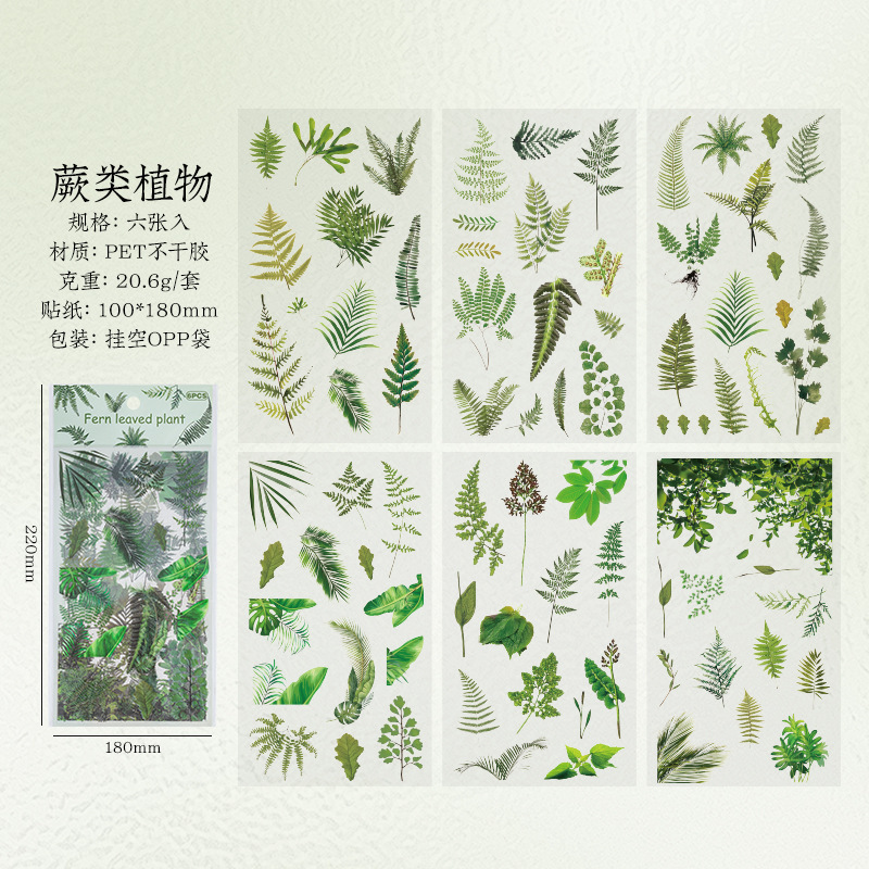 Chihiro historia pegatinas de mascotas transparentes impermeables pegatinas de flores de plantas amazonas diy libro de contabilidad diario decoración papelería