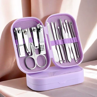 现货指甲刀套装不锈钢工具指甲剪修甲美甲指甲钳便携美容工具套装