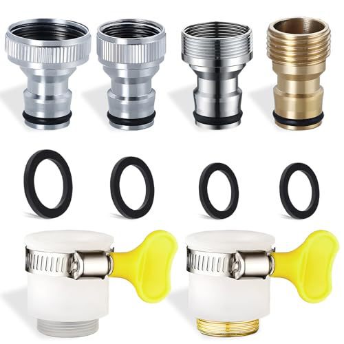 Faucet spout quick connector, washing machine faucet adapter, connects to garden hose, dishwasher, car wash nozzle Faucet spout quick connector, washing machine faucet adapter, connects to garden hose, dishwasher, car wash nozzle