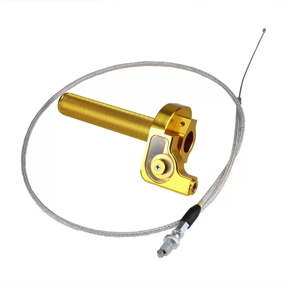 跨境摩托车改装配件CNC铝合金转把可视油门把手摩托车油门转把