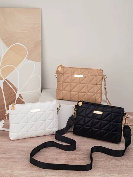 [Exclusive] Mini Mobile Phone Bag Fashion Hand 2025Bag Triangle Small Square Bag New Embroidered Coin