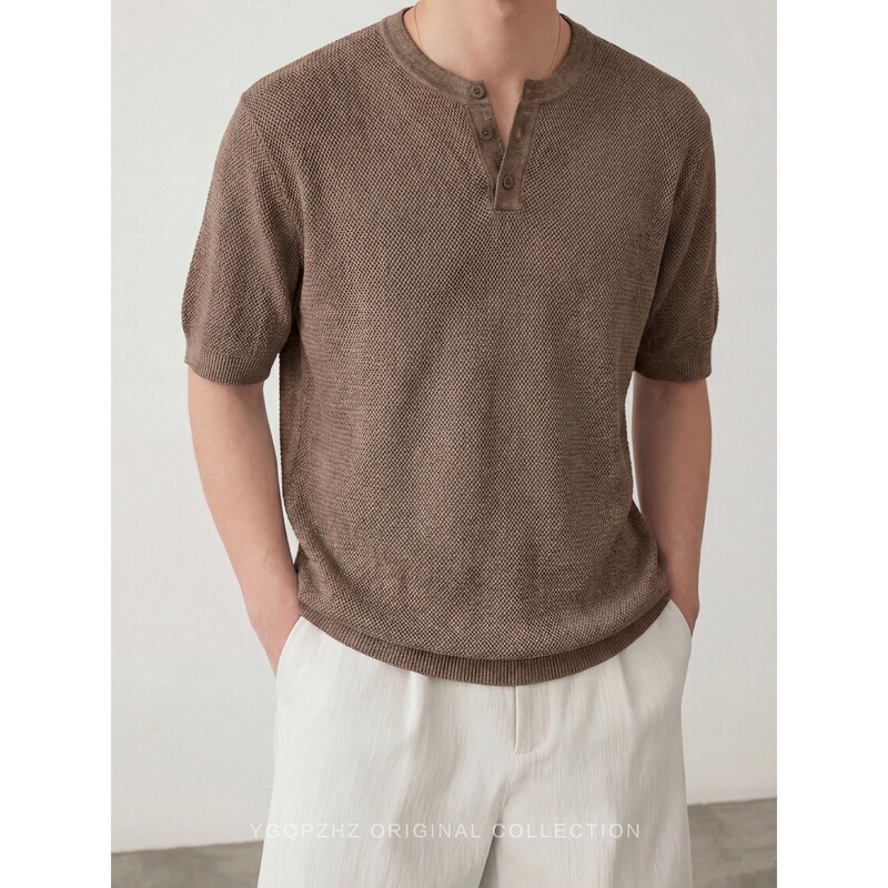 30% Lyocell Tencel Linen 2026 Refreshing Breathable Cool Old Money Short Sleeve T-Shirt Men's Casual Half-Sleeve Tee 30% Lyocell Tencel Linen 2026 Refreshing Breathable Cool Old Money Short Sleeve T-Shirt Men's Casual Half-Sleeve Tee