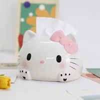 Hello Kitty, cute ceramic wipes, resin decor, home decor