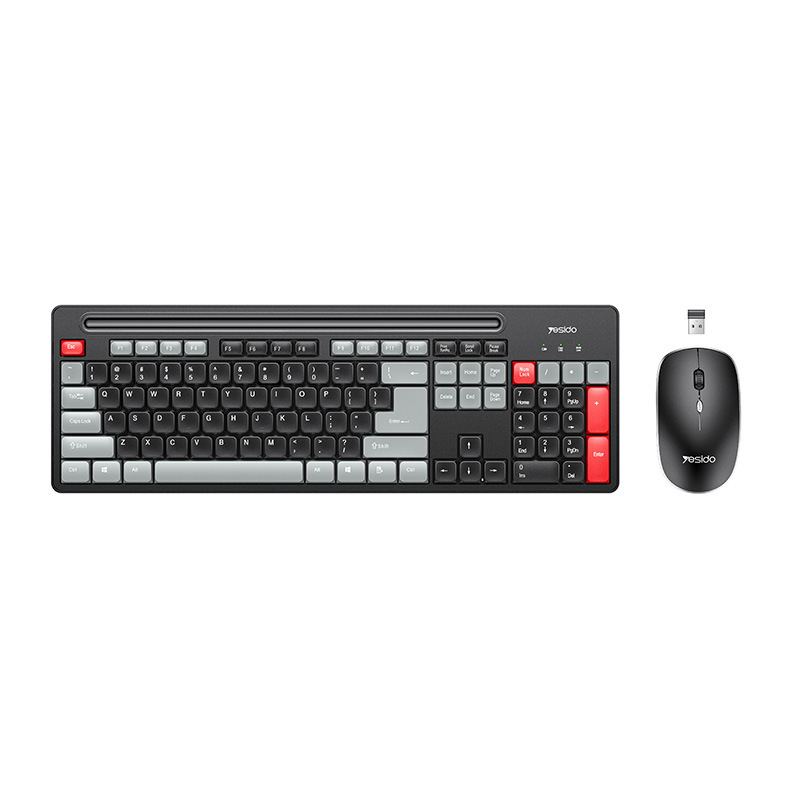 Yesido キーボードとマウスセットクロスボーダードロップシッピングデスクトップコンピュータノートブックサイレント商用ワイヤレスキーボードとマウス|undefined