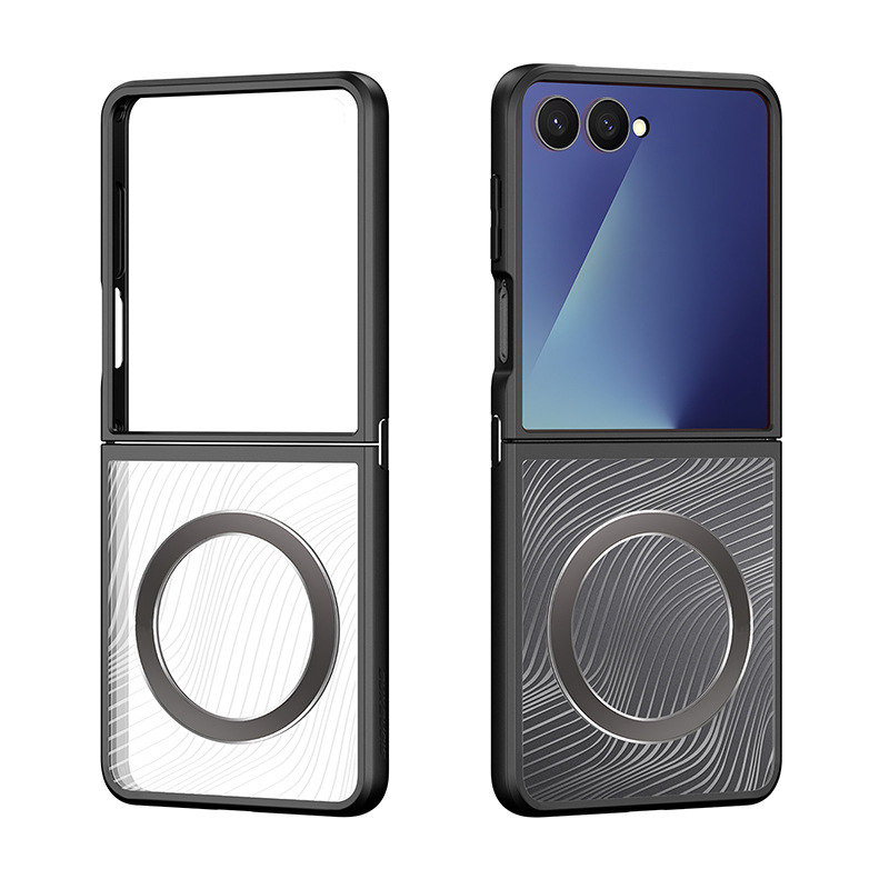 卸売に適したサムスン ZFlip 30% off スタックスクリーン携帯電話ケース ZFold7/6 保護バックシェル透明落下防止ケース|undefined
