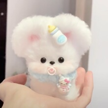 兔毛扭扭棒小狗diy材料包20mm手工毛绒玩偶成品夜市摆摊玩具批發
