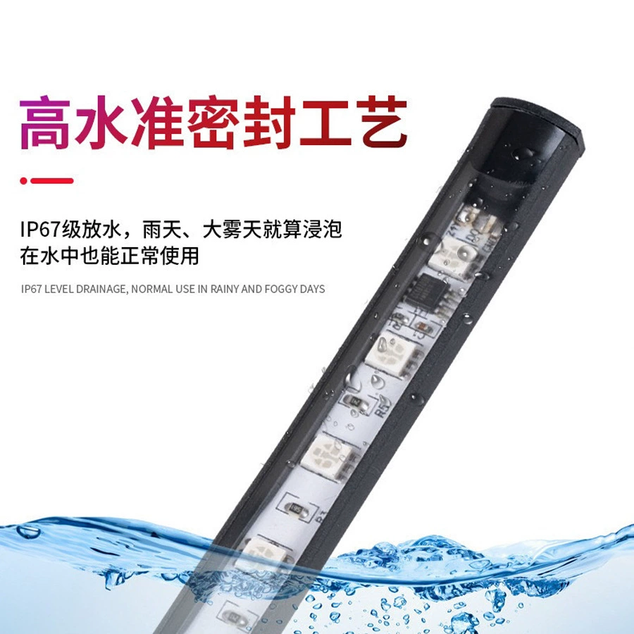 LED modified truck, colorful lights, lamp, 24v