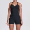 Vest, black set