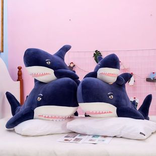 Big Shark Plush Toy Cushion Pillow Megalodon Cushion Gift Cushion Rag Doll Doll